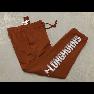 New Mens Medium Texas Longhorns Sweat Pants